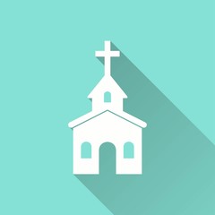 Church - vector icon.