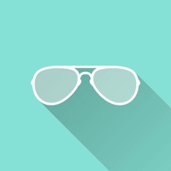 Sunglasses - vector icon.