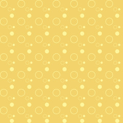Yellow circle material pattern
