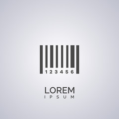 barcode icon. vector illustration