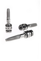 dental implants on a white background