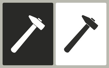 Hammer - vector icon.