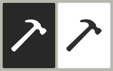 Hammer - vector icon.