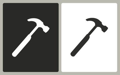 Hammer - vector icon.