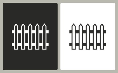 Fence - vector icon.
