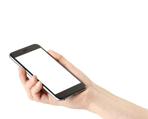 Smartphone in hand