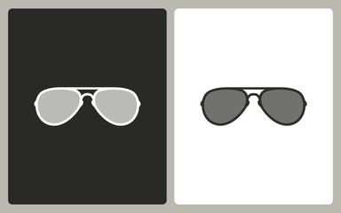 Sunglasses - vector icon.