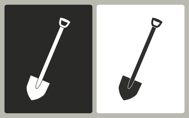 Shovel - vector icon.