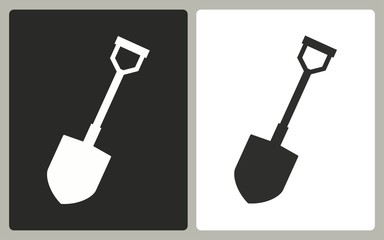 Shovel - vector icon.