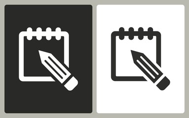 Notepad - vector icon.