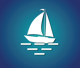 yacht sea symbol