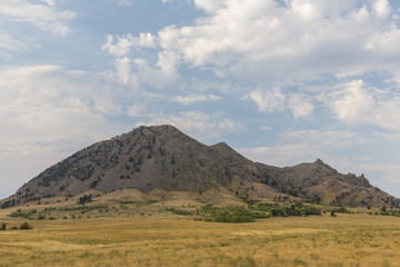Bear Butte / A scenic mountain like butte in South Dakota.