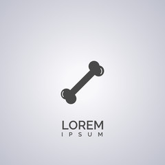 bone sign. icon design