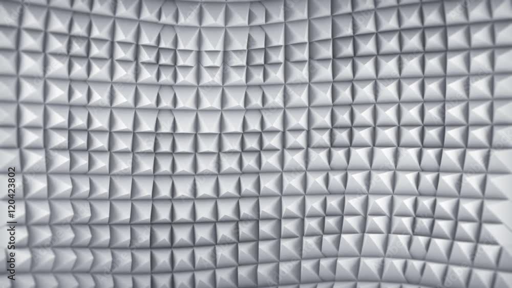 Poster waving grey 3d pattern. abstract smooth animation with motion blur seamless loop. 4k uhd (3840x2160)