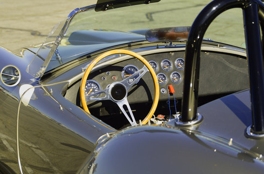Vintage Car Instrument Cluster