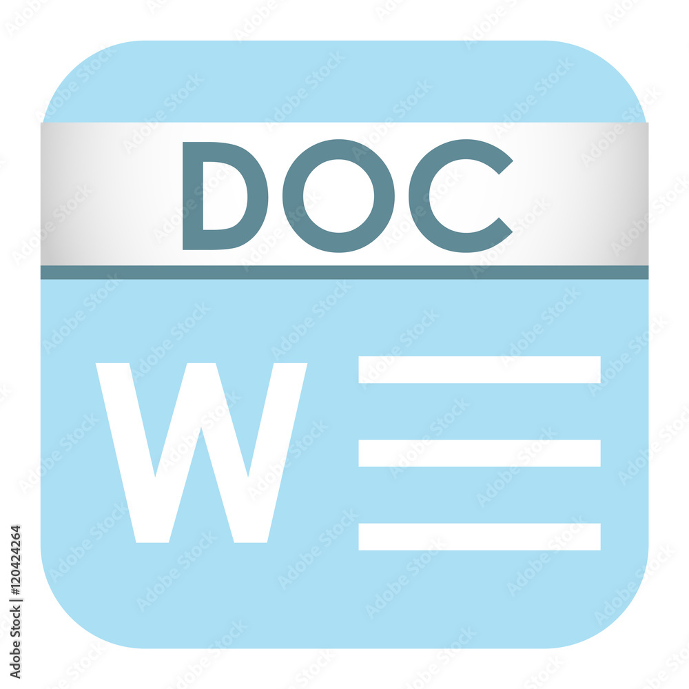 Leinwandbilder simple vector square file type and format label icon. file type format icon symbol. some file extens