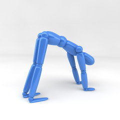 3d illustration / yoga