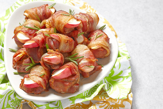 Bacon Wrapped Turkey And Apple