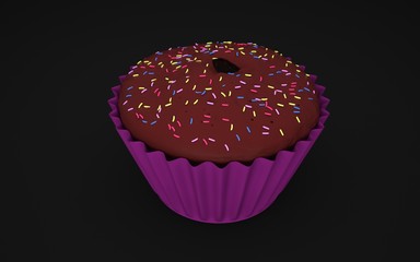 cupcake Photo 3D