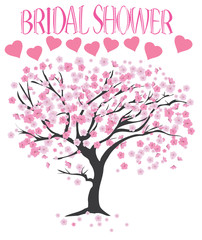 vector bridal shower