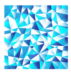 Blue glass triangles abstract vector background