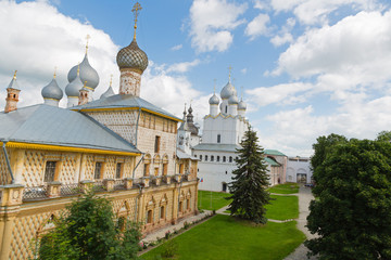 Ancient temples of Rostov Kremlin of Rostov Great