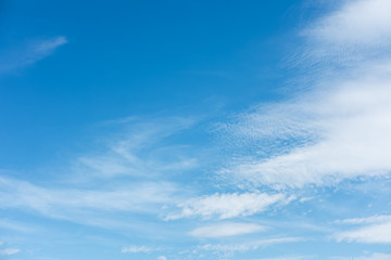 Naklejka na ściany i meble Blue sky with cloud