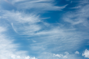 Blue sky with cloud