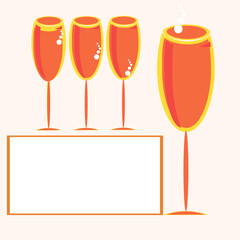 wine glasses of various sizes