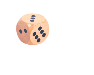 Trigger point massager cube separated on white background