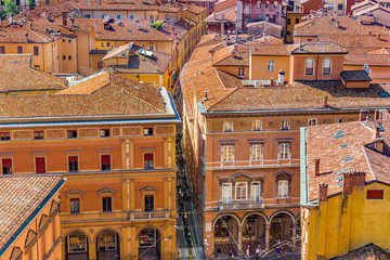 panoramic view of Bologna