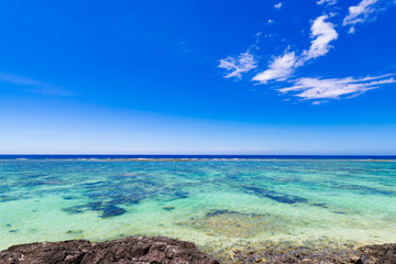 Coast, shore, landscape. Okinawa, Japan, Asia.
