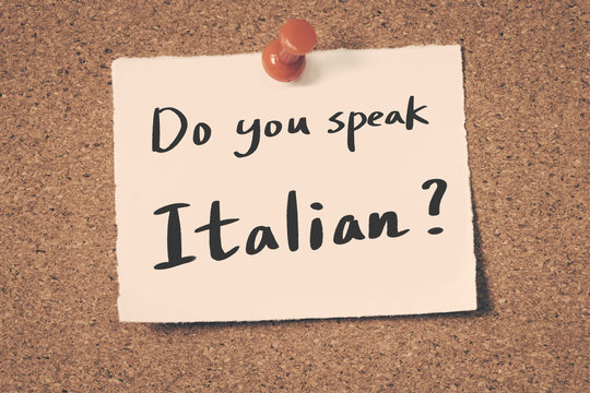 Do You Speak Italian?