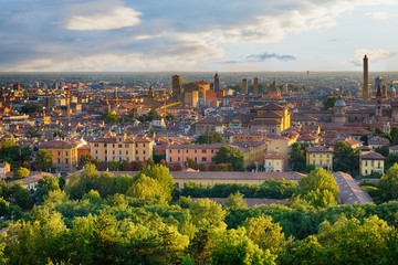 Fototapeta na wymiar panoramic view of Bologna
