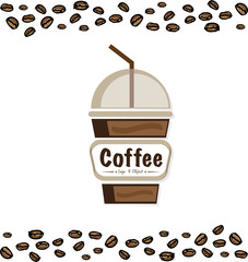 coffee logo object 