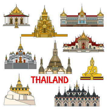 Historic buildings and sightseeings of Thailand
