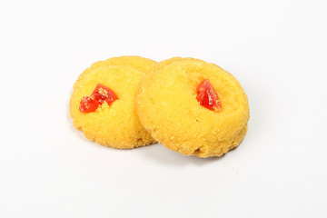 Cookie biscuits fresh baked