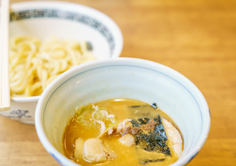 Japanese ramen noodle on table