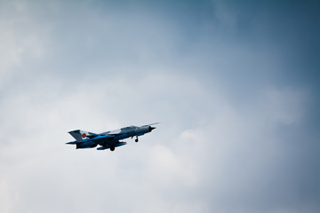 Military fighter jet. Pattern background.