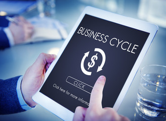 Business Cycle Economy Financial Concept