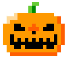 8bitイラスト：かぼちゃ
