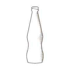 glass bottle for a drink