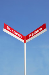 success or failure sign