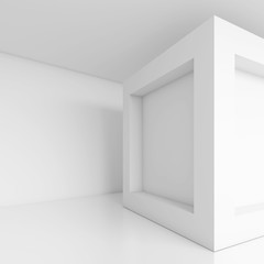 Fototapeta premium White Cubes Interior
