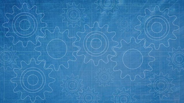 Technology background, gear rotation, techology, mechanical concept background.
