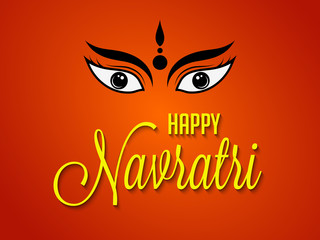  illustration Navratri or Happy Diwali festival  background.