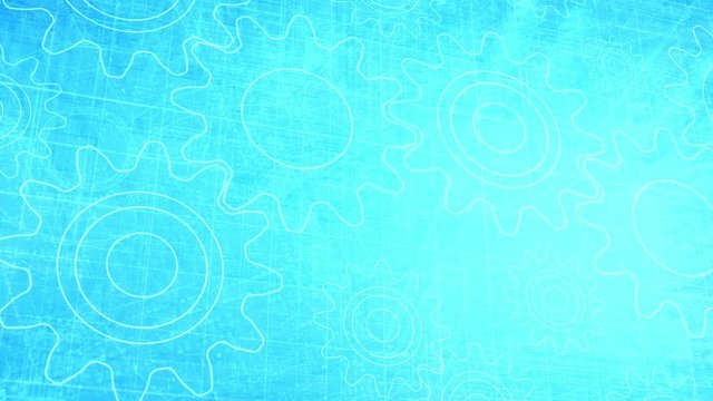 Technology background, gear rotation, techology, mechanical concept background.