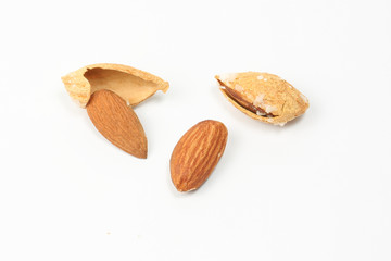 Almond nut in shell