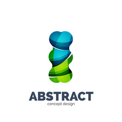 Modern abstract futuristic logo