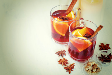 Christmas Decorations with Mulled Wine